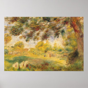Pierre A Renoir   Landschap van het voorjaar Poster
