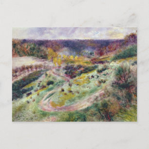 Pierre A Renoir Landschap van Warhegemont Briefkaart