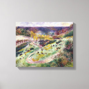 Pierre A Renoir   Landschap van Warhegemont Canvas Afdruk