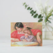 Pierre A Renoir | Leontine en Coco Briefkaart (Staand voorkant)