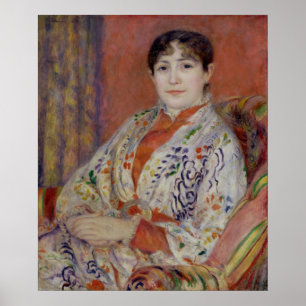 Pierre A Renoir Madame Heriot Poster