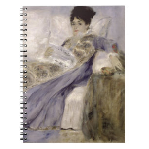 Pierre A Renoir Madame Monet op een sofa Notitieboek