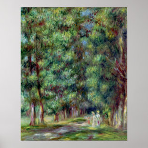 Pierre A Renoir Pad in hout Poster