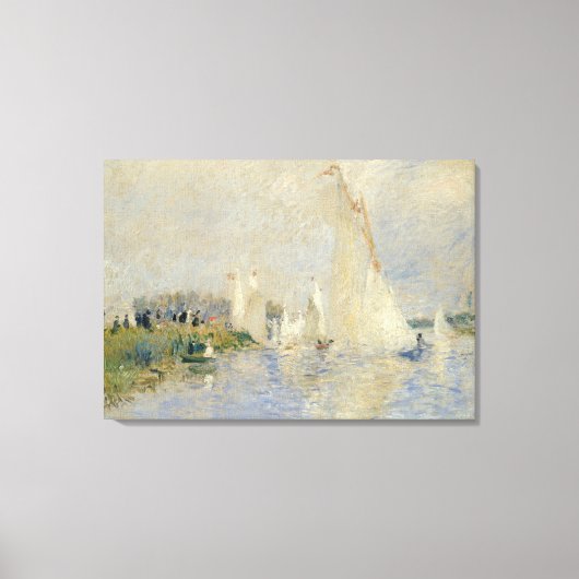 Pierre A Renoir | Regatta in Argenteuil Canvas Afdruk (Voorkant)