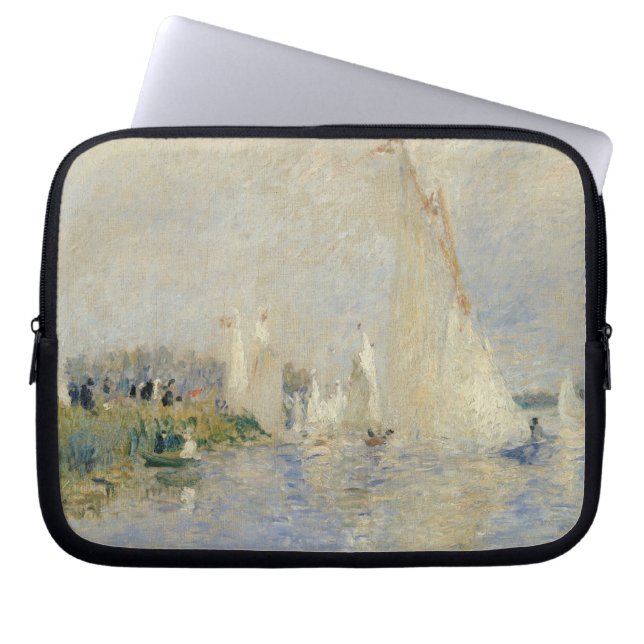 Pierre A Renoir | Regatta in Argenteuil Laptop Sleeve (Voorkant)