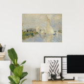 Pierre A Renoir | Regatta in Argenteuil Poster (Thuiskantoor)