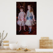 Pierre A Renoir | Roze en blauw Poster (Keuken)