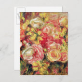 Pierre A Renoir | ROZEN Briefkaart (Voorkant / Achterkant)