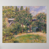 Pierre A Renoir | Spoorwegbrug te Chatou Poster (Voorkant)