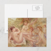 Pierre A Renoir | Studie naar de grote baders Briefkaart (Voorkant / Achterkant)
