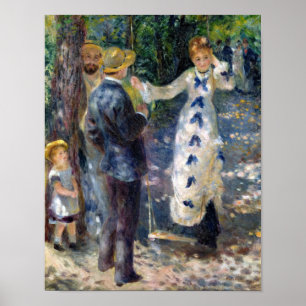 Pierre A Renoir Swing Poster