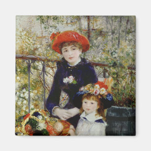 Pierre A Renoir Twee zussen, of op de Terras Magneet