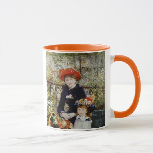 Pierre A Renoir | Twee zussen, of op het terras Mok (Rechts)