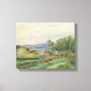 Pierre A Renoir Uitzicht La Seyne, Provence Canvas Afdruk