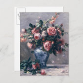 Pierre A Renoir | Verloop van de Rozen Briefkaart (Voorkant / Achterkant)