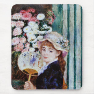 Pierre-Auguste Renoir , 団 扇 持 少 女 Muismat