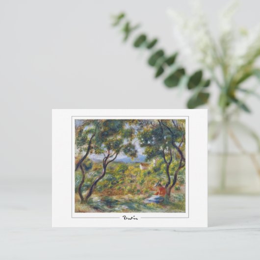 Pierre-Auguste Renoir #186 - Carte postale d'art (Debout devant)