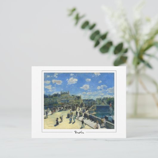 Pierre-Auguste Renoir #20 - Carte postale Art (Debout devant)