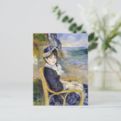 Pierre-Auguste Renoir - Aan de kust Briefkaart (Staand voorkant)