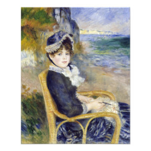 Pierre-Auguste Renoir - Aan de kust Foto Afdruk