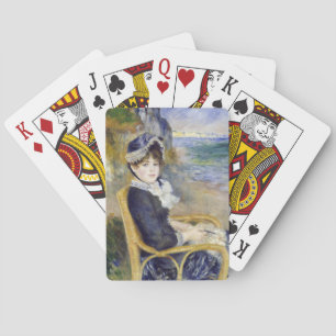 Pierre-Auguste Renoir - Aan de kust Pokerkaarten