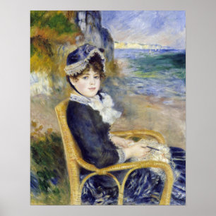 Pierre-Auguste Renoir - Aan de kust Poster
