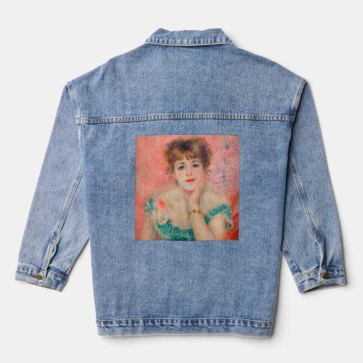 Pierre-Auguste Renoir - Actress Jeanne Samary Denim Jacket (Achterkant)