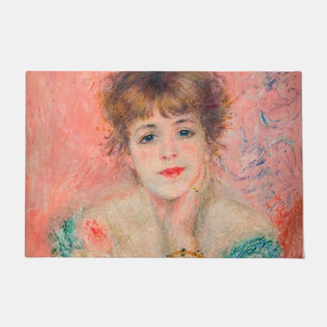 Pierre-Auguste Renoir - Actress Jeanne Samary Deurmat (Voorkant)