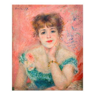 Pierre-Auguste Renoir - Actress Jeanne Samary Foto Afdruk