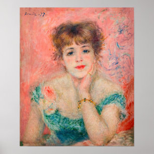Pierre-Auguste Renoir - Actress Jeanne Samary Poster