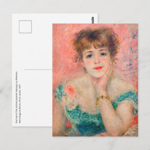 Pierre-Auguste Renoir - Actrice Jeanne Samary Briefkaart