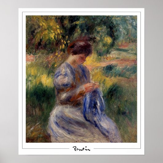 Pierre-Auguste Renoir Affiche d'art Zedign #360-2 (Devant)