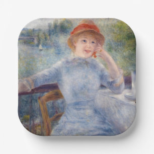 Pierre Auguste Renoir - Alphonsine Fournaise Papieren Bordje
