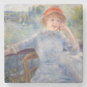 Pierre Auguste Renoir - Alphonsine Fournaise Stenen Onderzetter