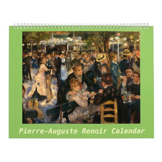 Pierre-Auguste Renoir Artwork Kalender (Hoes)