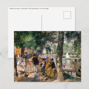 Pierre-Auguste Renoir - Baden aan de Seine Briefkaart