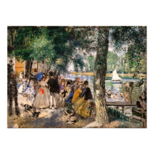 Pierre-Auguste Renoir - Baden aan de Seine Foto Afdruk