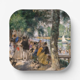 Pierre-Auguste Renoir - Baden aan de Seine Papieren Bordje
