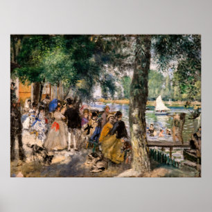 Pierre-Auguste Renoir - Baden in de Seine Poster