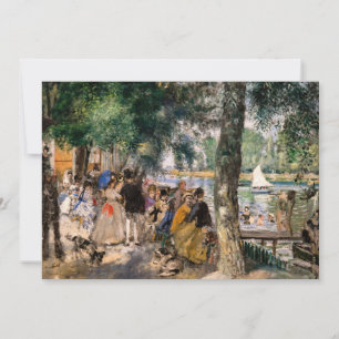 Pierre-Auguste Renoir - Baden op de Seine Bedankkaart