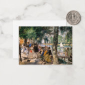 Pierre-Auguste Renoir - Baden op de Seine Notitiekaartje (Voorkant / Achterkant in situ)