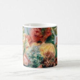 Pierre-Auguste Renoir - Bloemen in een vaas Koffiemok