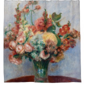 Pierre-Auguste Renoir - Bloemen in een Vase Douchegordijn (Voorkant)
