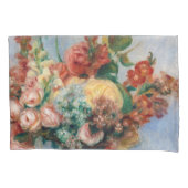 Pierre-Auguste Renoir - Bloemen in een Vase Kussensloop (Voorkant)