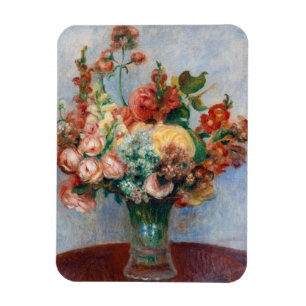 Pierre-Auguste Renoir - Bloemen in een Vase Magneet