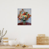 Pierre-Auguste Renoir - Bloemen in een Vase Poster (Keuken)