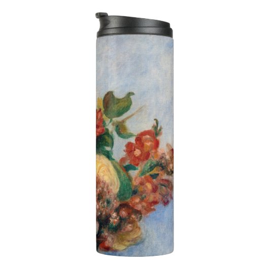 Pierre-Auguste Renoir - Bloemen in een Vase Thermosbeker (Geroteerd rechts)