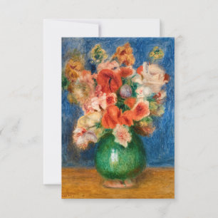 Pierre-Auguste Renoir - Boeket Bedankkaart