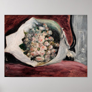 Pierre-Auguste Renoir - Boeket in een doos Poster