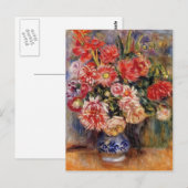 Pierre-Auguste Renoir-Bouquet Briefkaart (Voorkant / Achterkant)